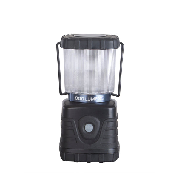 Stansport  Camp Lanterns Black - Black SMD Bulb Rubber-Coated Lantern