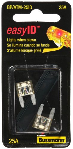 BPATM10ID Illuminating Fast-Acting Automotive Mini Blade Fuses Pack - 2