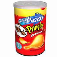 Pringles Grab & Go Large Original Potato Crisps Chips - 2.3oz