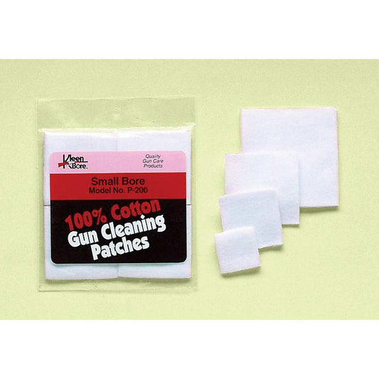 Kleen-Bore Cotton Cleaning Patches 7/8" Small Bore