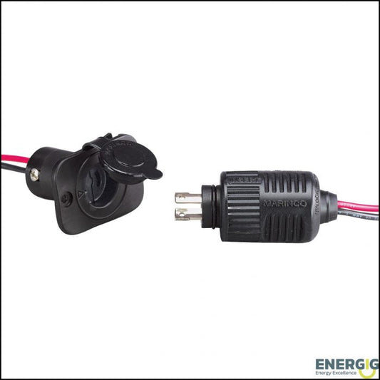 Marinco Motor Plug & Receptacle 2Wr 10Ga