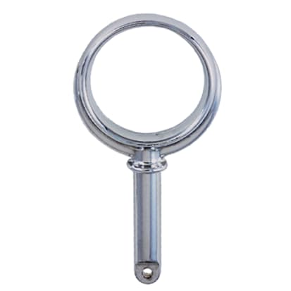 Perko 2" Round Rowlock Horns - Zinc 1/2" Shank