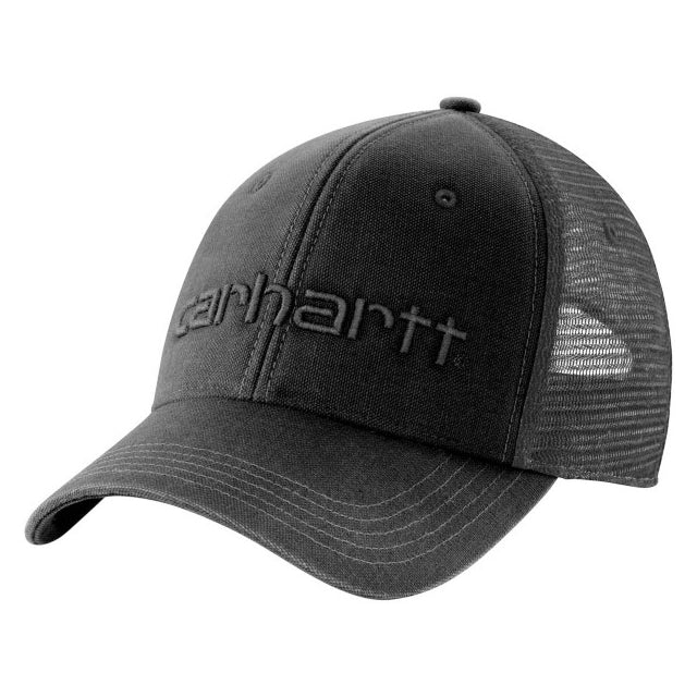 Carhartt Men's Canvas Mesh-Back Logo Graphic Snapback Hat