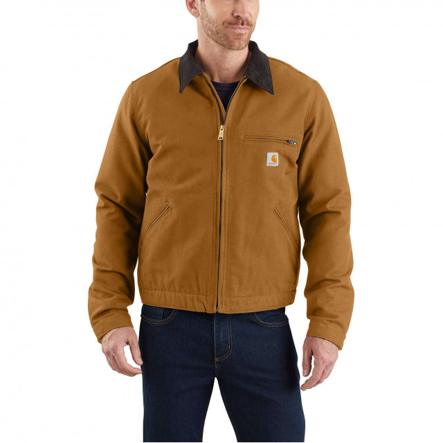 Carhartt Men's Blanket-Lined Detroit Jacket Relaxed Fit Duck 1 Warm Rating