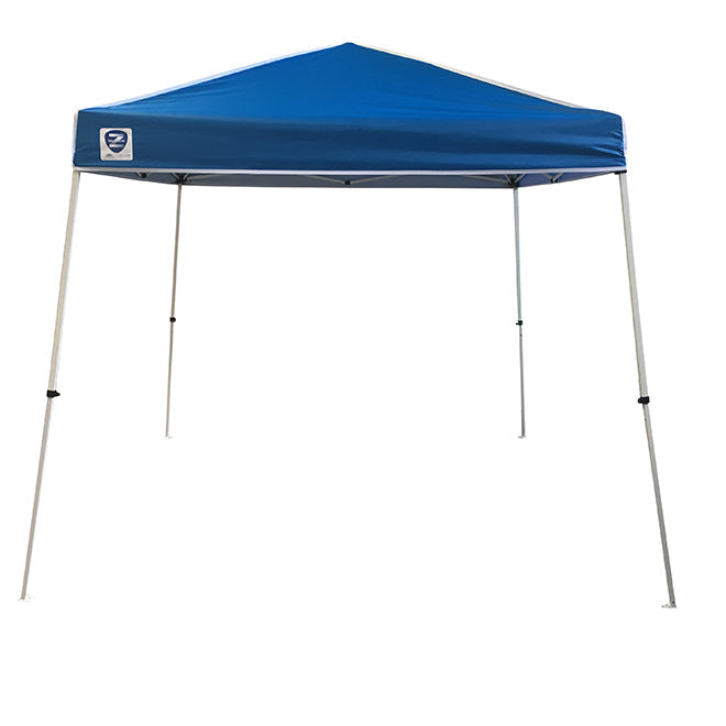 Tente Escamotable Z-Shade, 10' X 10', Blanc Et Bleu ZSBP1010HRZBL