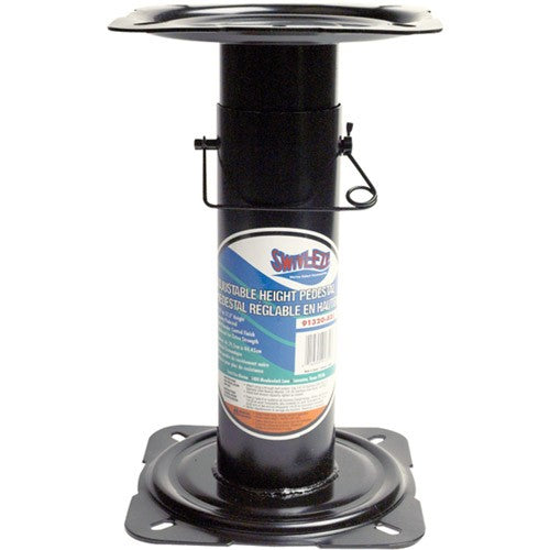 Pedestal Giratorio Económico Oceansouth Para Asiento De Barco - Aluminio, Base 177 Mm, Diámetro Tubo 76 Mm