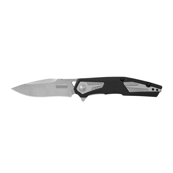 Kershaw 1390BLUEBWX Tremolo Assited Opening Folding Knife 3.1" Blade Black Washed Blue Nylon Handle w/Black Inserts Clam BRS Exclusive