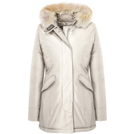 Woolrich John Rich & Bros Arctic Parka Women's Large Frozen White