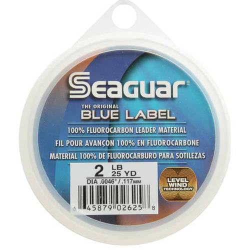 02FC25 Red Label Saltwater Fluorocarbon Leader- 2 Lb Tested