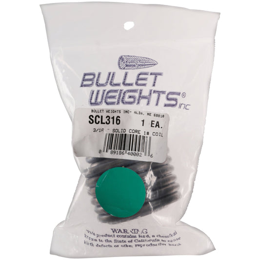 Bullet Weights Lead Wire - 3/16' - Solid Core ZZZ