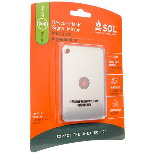 Rescue Flash™ Mirror Packaged Kit Plastic Case