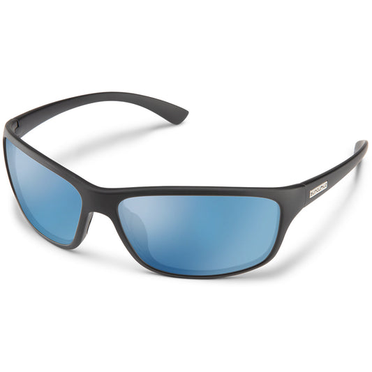 Smith Optics Lifestyle Suncloud 240537 Sentry Sunglasses 003635X - Matte Black - Polarized Blue Mirror Unisex Rectangle