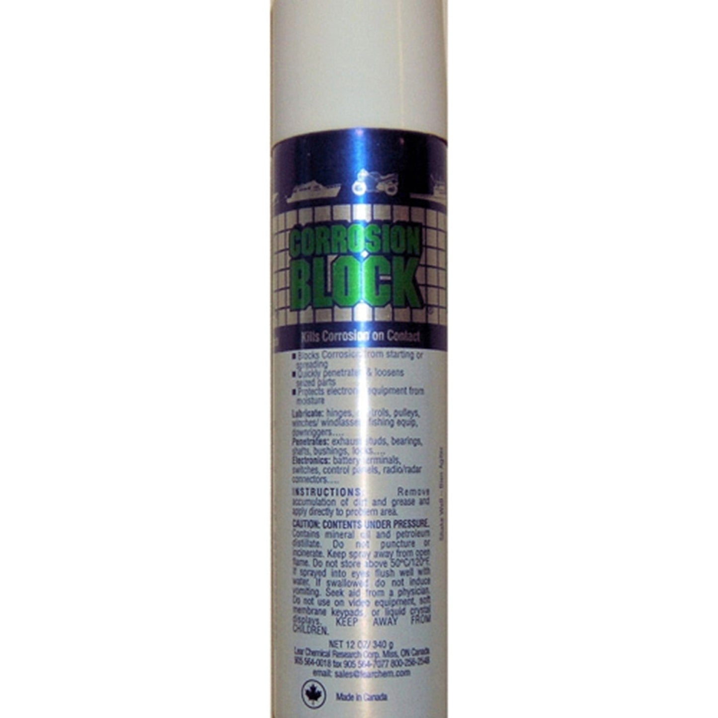 Corrosion Block 20012 12Oz Aerosol Can - Non-Hazmat Non-Flammable & Non-Toxic