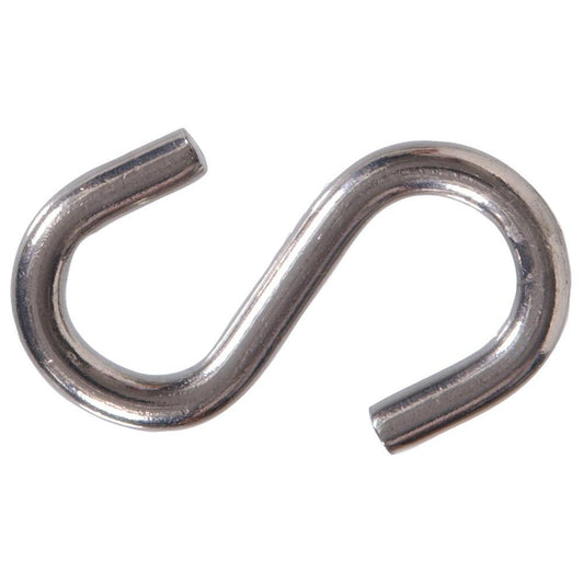 Hillman 2-1/2 in. Stainless Steel S-Hook (6-Pack)
