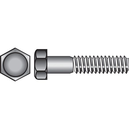 Hillman 3/8-16 in. D X 1-1/2 in. L Stainless Steel Hex Head Cap Screw 50 Pk