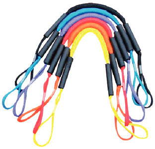 Double Braided Water Resistant 2000 Pound Capacity 4 Foot Length Royal Blue