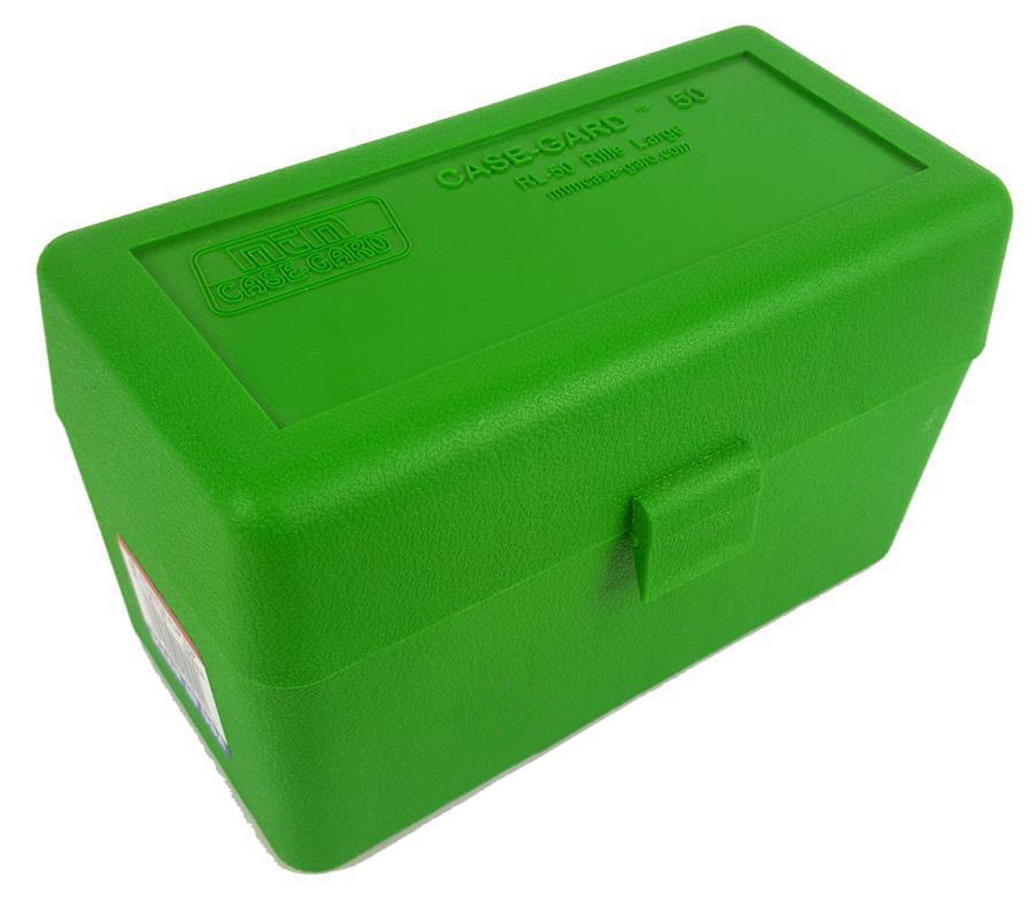 R-50 Series Large Rifle Ammo Box - 50 Round - Green | OMC Gear