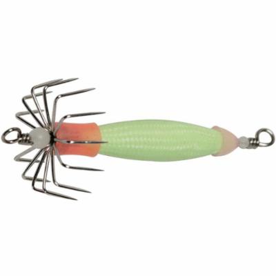 Beau Mac Squid Jig - 3/5 Oz. - Green Glow