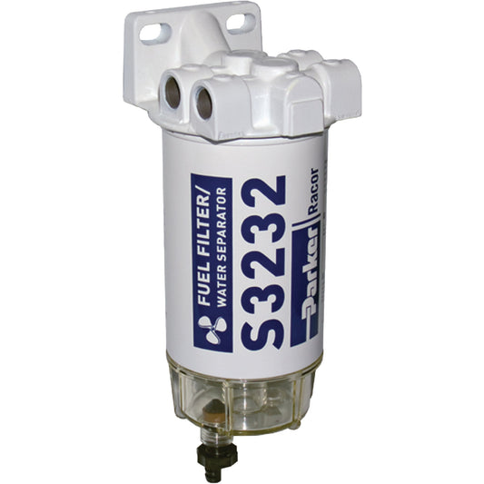 Spin-on Series Fuel Filter/Water Separator for Outboards 60 GPH (3/8"-18 Port)
