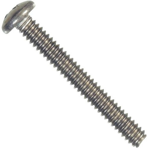 Hillman No. 10-24 X 1/2 in. L Phillips Pan Head Stainless Steel Machine Screws 100 Pk