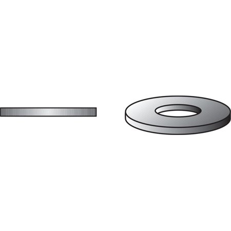 Hillman Stainless Steel Flat Washers 3/8" - 100 Pack