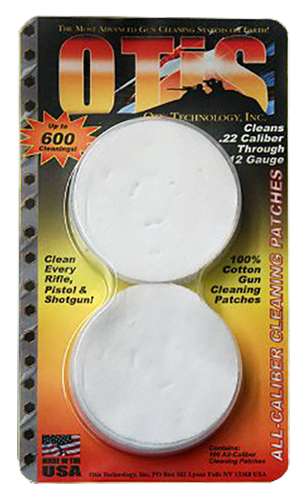 Otis All Caliber Cleaning Patches Cotton 100 Per Pack