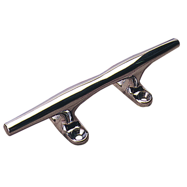 Sea Dog Open Base Cleat, 6", Chrome-Plated