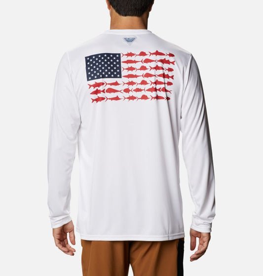 Columbia PFG Fish Flag Shirt Men's