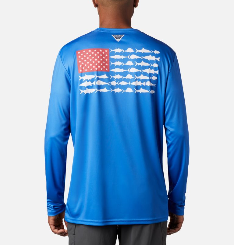 Columbia PFG Fish Flag Shirt Men's