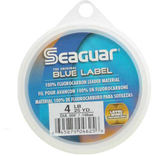 04FC25 Red Label Saltwater Fluorocarbon Leader- 4 Lb Tested