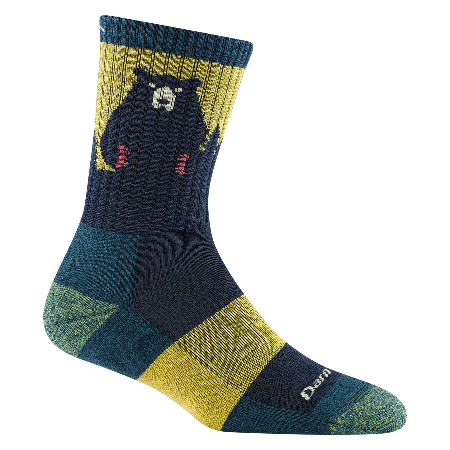 Darn Tough Women's Bear Town Micro Crew Lightweight With Cushion