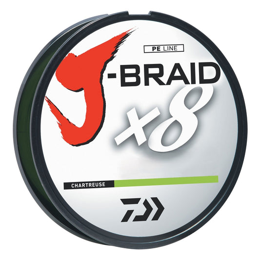 Daiwa J-Braid Chartreuse Line Bulk - 3000M 50