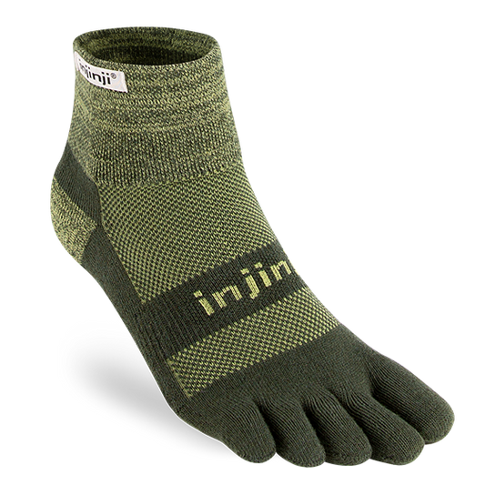 Injinji Trail Midweight Mini-Crew Socks - Ascent Outdoors LLC