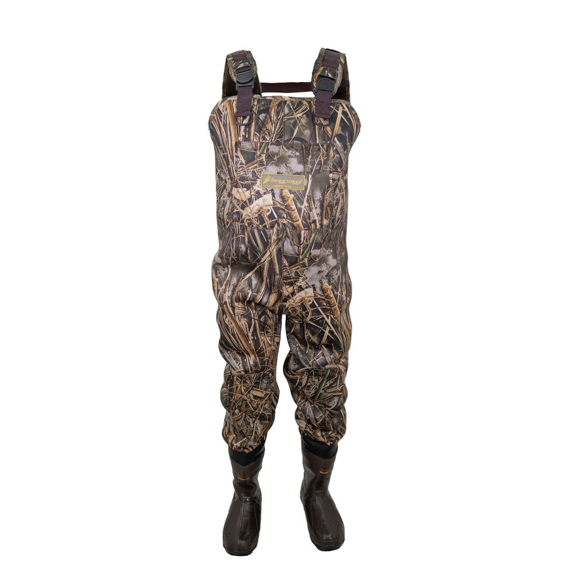 Frogg Toggs Men's Amphib 3.5mm Neoprene Bootfoot Wader in Realtree Max-7