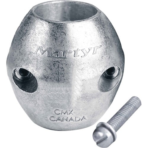 Martyr Streamlined Shaft Zinc Anode with Stainless Steel Slotted Head