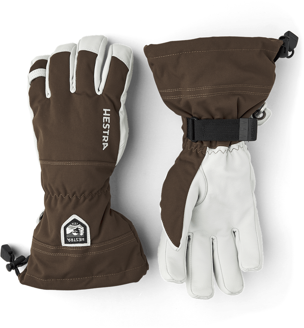 Hestra Army Leather Heli Ski 5-finger Glove