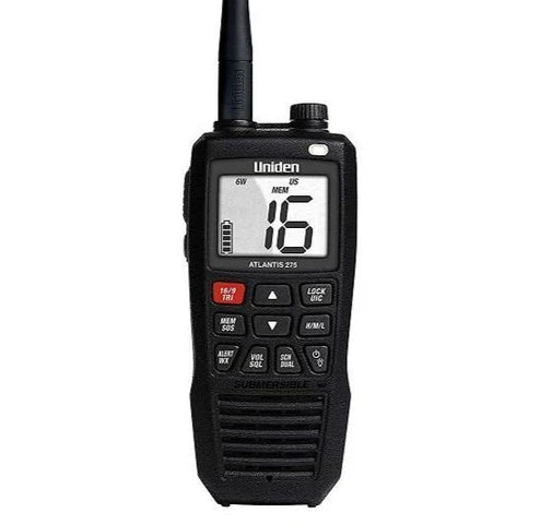 Uniden Atlantis 275 Handheld Two-Way Floating Vhf Marine Radio