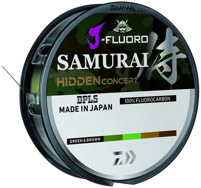 Daiwa J-Fluoro Samurai Hidden Concept Fluorocarbon Line - 14Lb - 220Yd