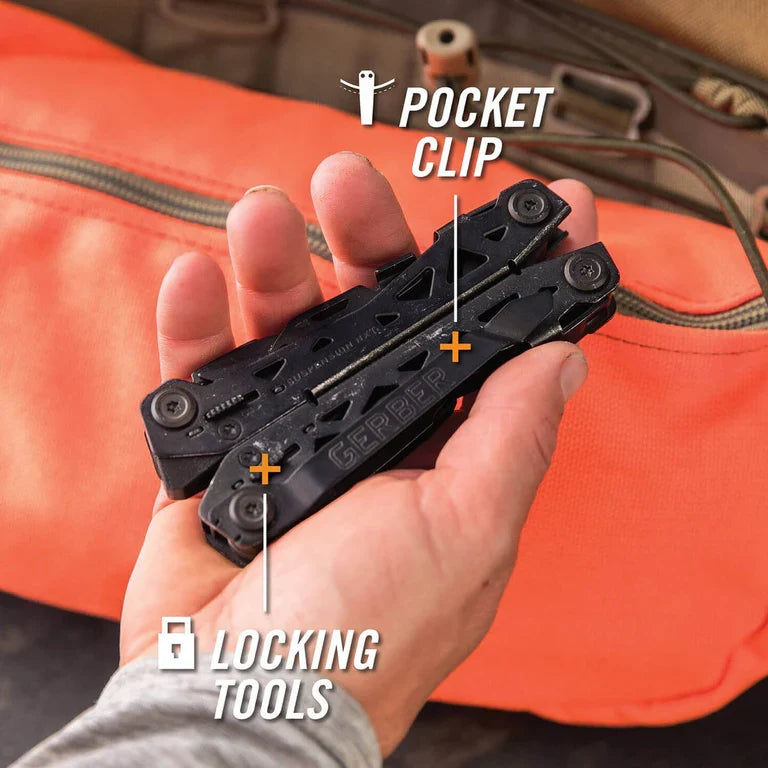 Gerber Suspension NXT 15-in-1 EDC Multitool, Pliers w/ Pocket Knife