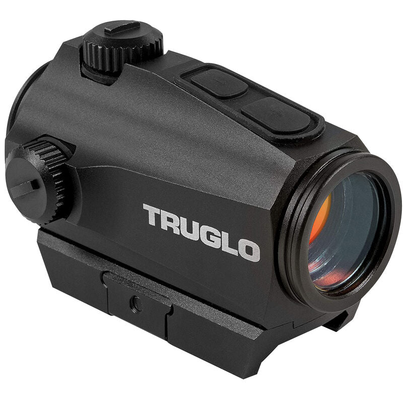 XXB Truglo Ignite Mini Compact 22mm Green Dot Sight Green 2 MOA Dot AAA Battery Low and High Mounts Black Finish