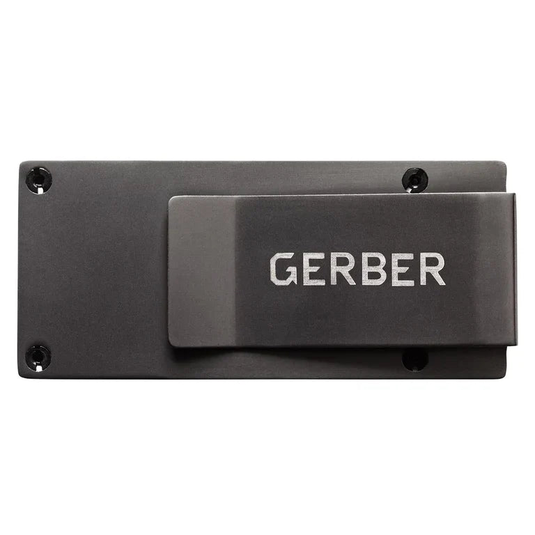 Gerber Gear Money Clip with Pocket Knife - Stainless Steel Folding Blade