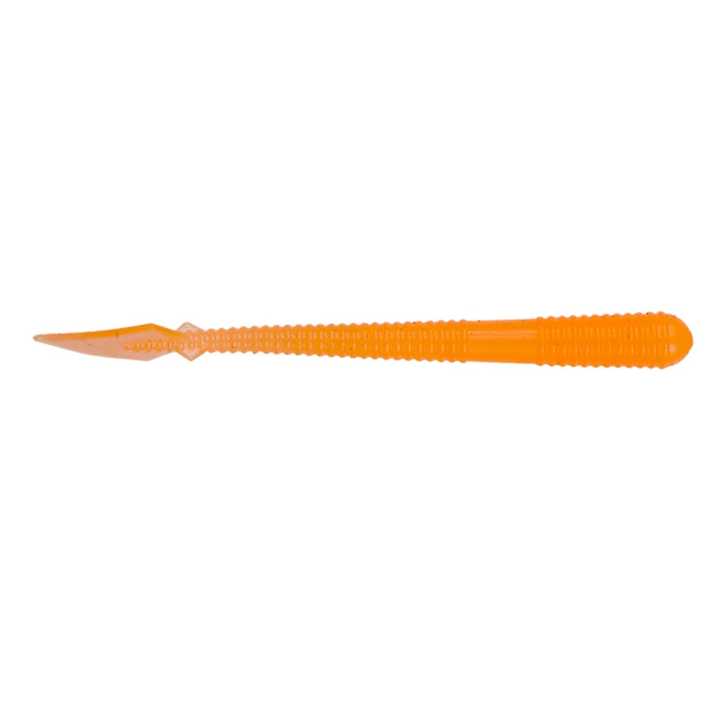2.5  Freaky Frank S Worm  Buffalo Fork Orange (10 Pack)