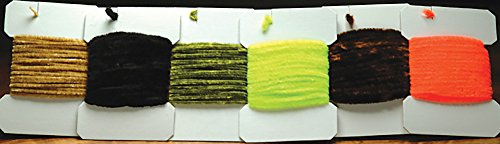 Hareline Carded Chenille Large Yellow