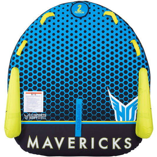 HO Sports Mavericks 2 Inflatable Tube  Blue/Yellow