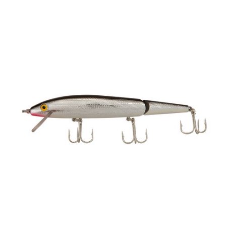 Jointed Minnow Lure 5 12 1116 Oz SilverBlack Floating
