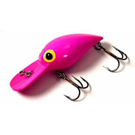Brad's Little Wigglers Crank Bait Fluorescent Pink