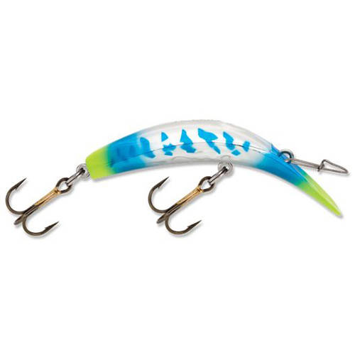 Luhr Jensen Kwikfish Color Metallic Blue Double Trouble Size 4 1/4 in