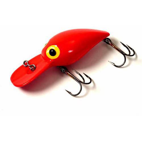 Brad's Mag Wigglers Crank Bait Fluorescent Red