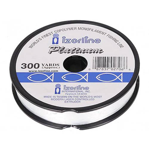 Izorline 27035 Platinum Co-Polymer Mono Line 8 Lb/300 Yd Clear