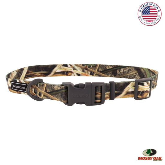 Water & Woods Adjustable Dog Collar Shadow Grass Blades